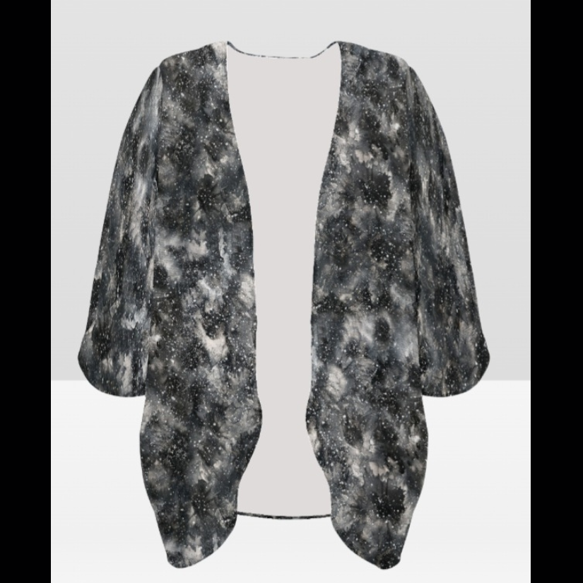 Starry Night Short Kimono | Women’s Lightweight Boho Fashion