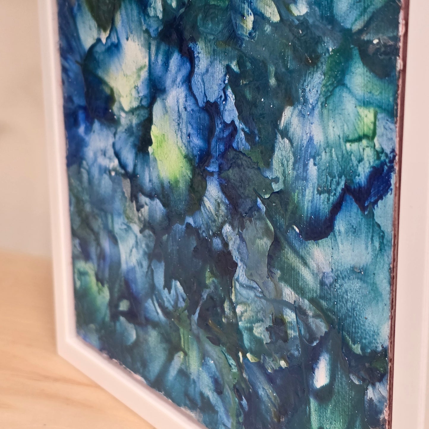 Tranquility – 6×6 Encaustic Original