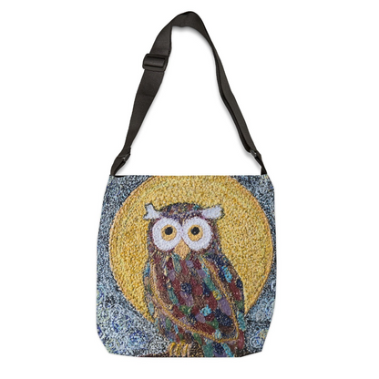 Hootie the Owl - Original Art Crossbody Tote