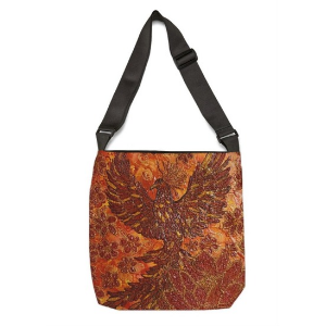 Unbreakable Wings Phoenix - Original Art Crossbody Tote