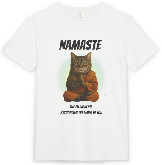 Namaste Cat Shirt – Funny, Mindful Tee for Cat Lovers & Yogis