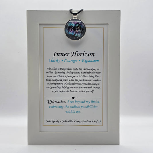 Inner Horizon Pendant Card – Clarity • Courage • Expansion