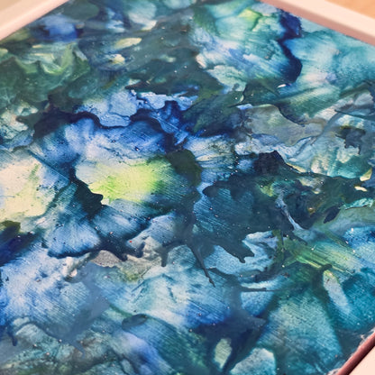 Tranquility – 6×6 Encaustic Original