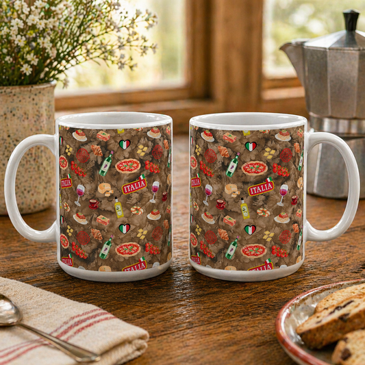 Mom's Italian Kitchen Mug- Memories & Joy
