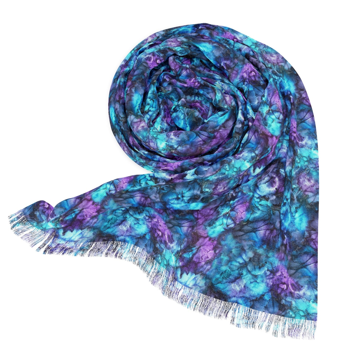 Just Breathe Fringe Scarf- Flow, Calm and Clarity