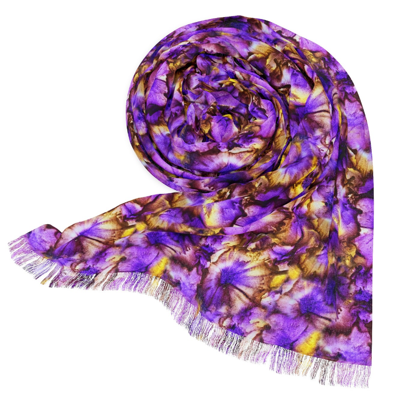 Purple Passion Wearable Art Scarf
