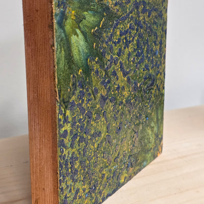 Gaia - Encaustic on Cradled Wood | 5×5" | Original Art