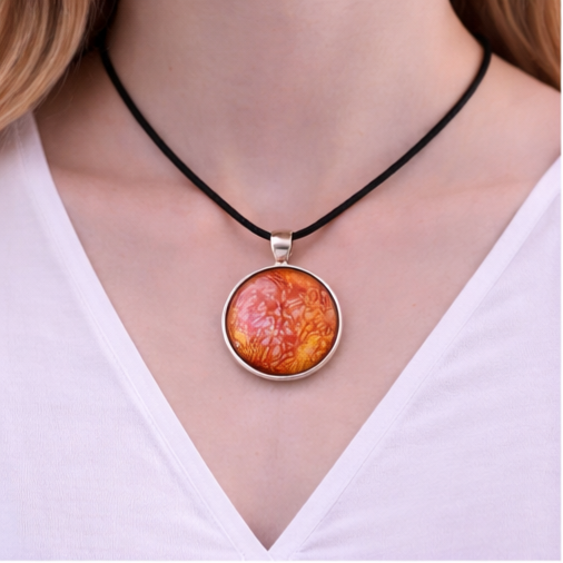 Rise Up Pendant - Creativity • Courage • Joy