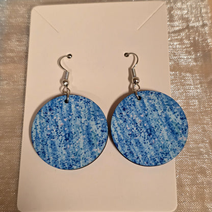 💙 Healing Rain – Art Crossbody Bag + Free Matching Earrings Set