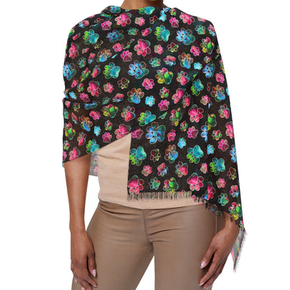 🐾 Angel Paws Scarf – A Celebration of Love & Joy