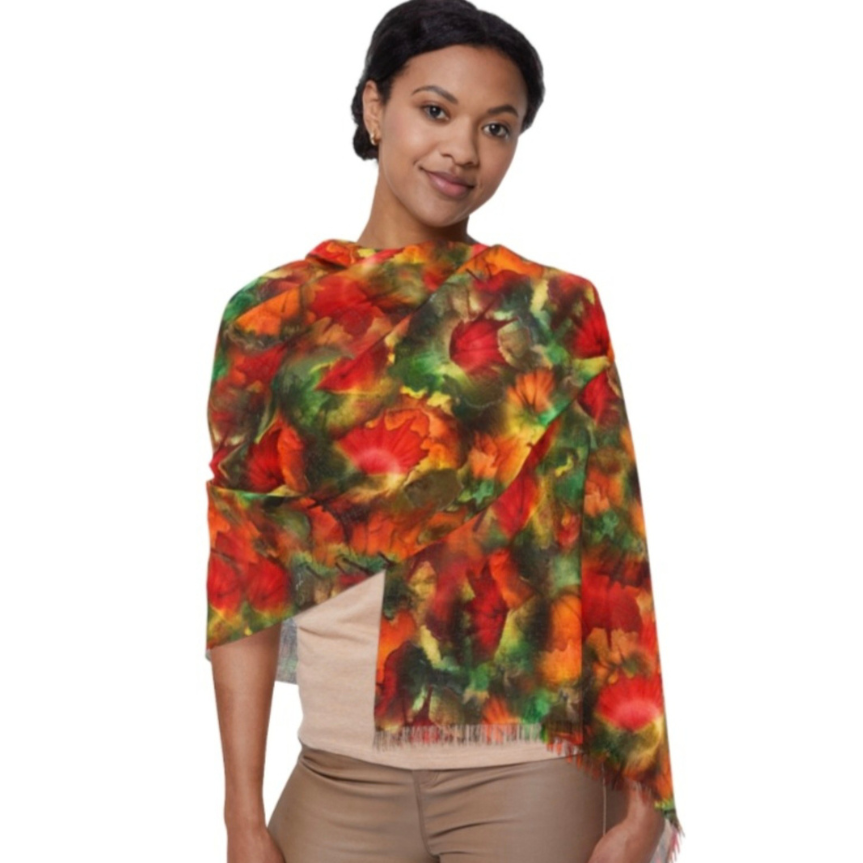 Seasons Change Wearable Art Scarf