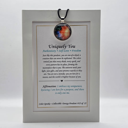 Uniquely You Pendant Card – Authenticity • Self-Love • Freedom
