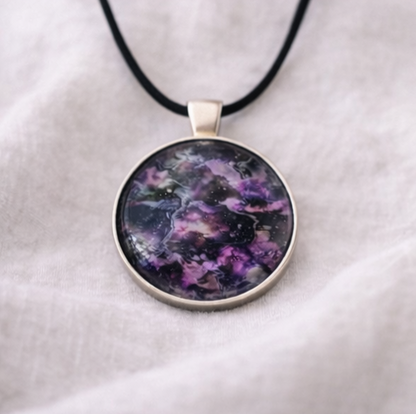 Purple Storm Pendant - Intuition • Transformation • Power