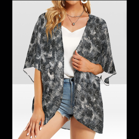 Starry Night Short Kimono | Women’s Lightweight Boho Fashion