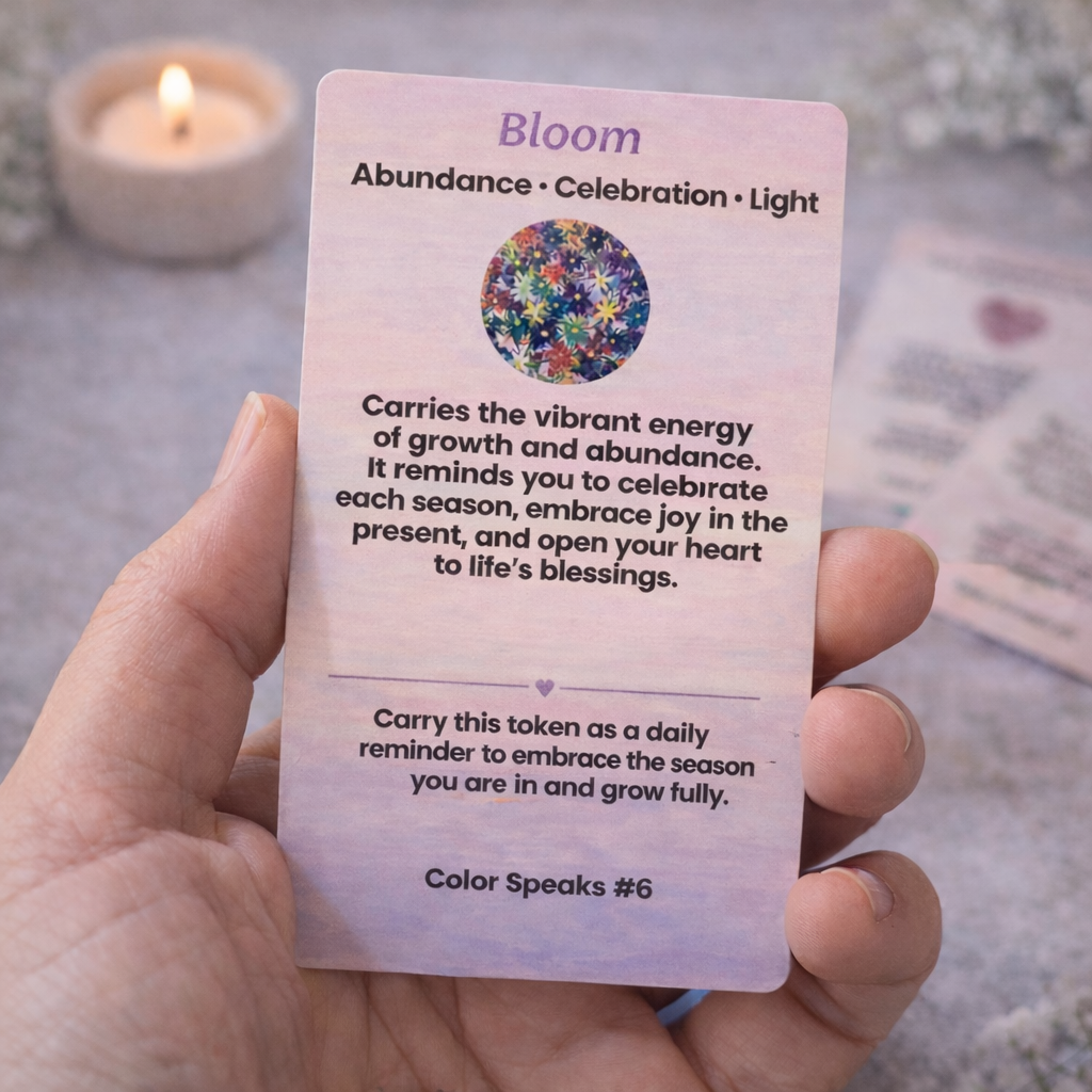 Color Speaks – Pocket Affirmation Aluminum Wallet Cards