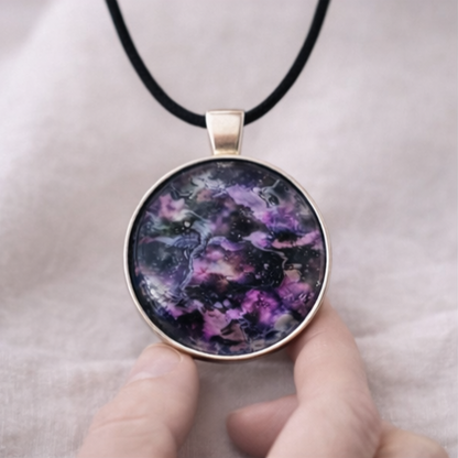 Purple Storm Pendant - Intuition • Transformation • Power