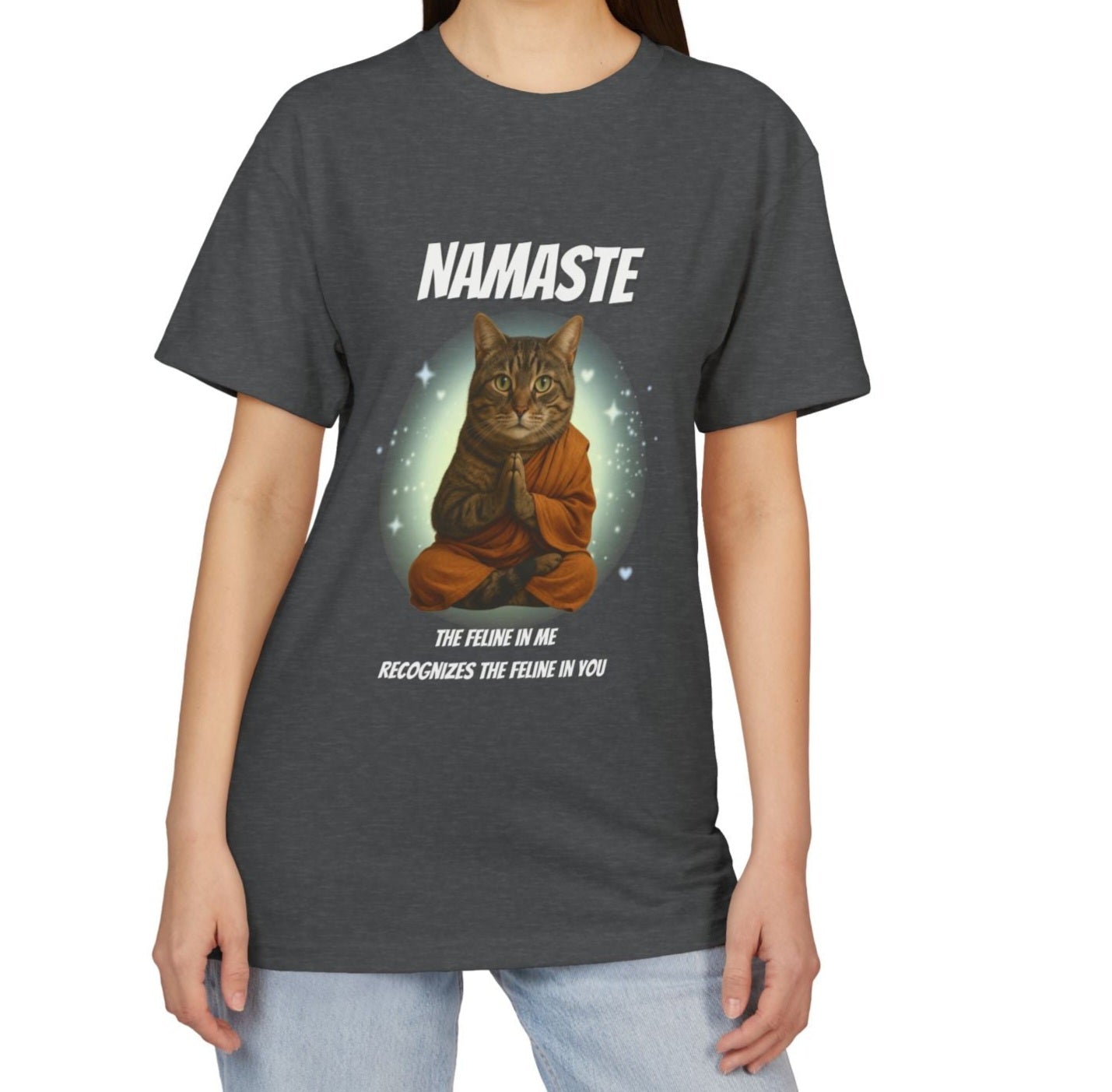 Namaste Cat Shirt – Funny, Mindful Tee for Cat Lovers & Yogis