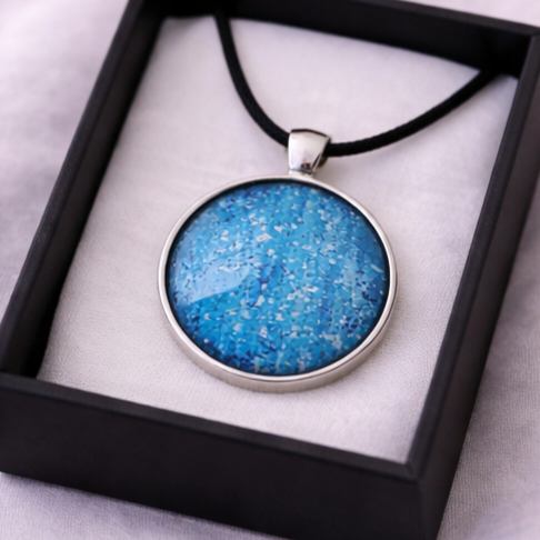 Healing Rain Pendant - Heal • Release • Grow