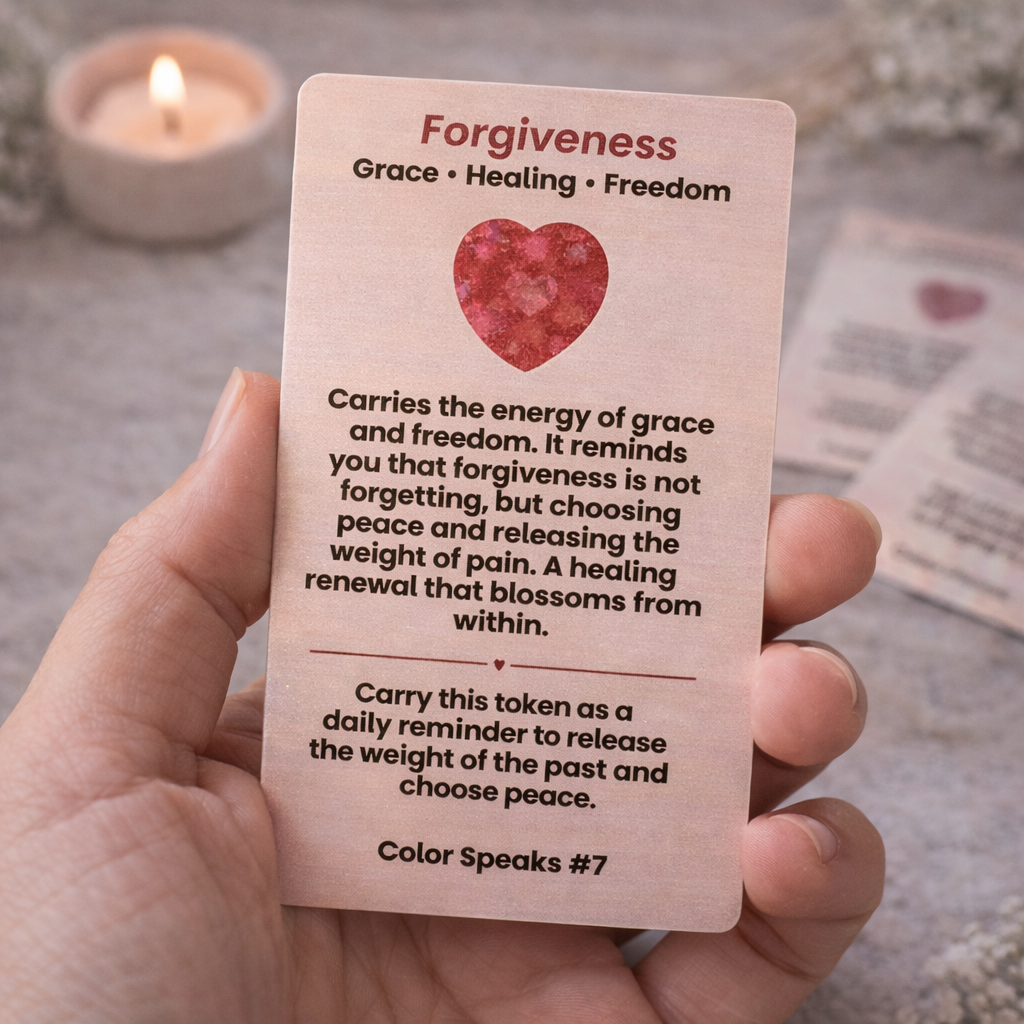 Color Speaks – Pocket Affirmation Aluminum Wallet Cards