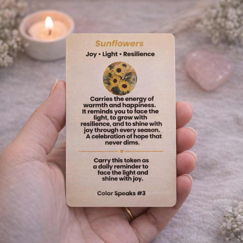 Color Speaks – Pocket Affirmation Aluminum Wallet Cards