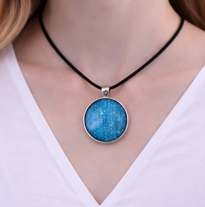 Healing Rain Pendant - Heal • Release • Grow