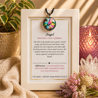 Angel Pendant Card – Protection • Love • Guidance
