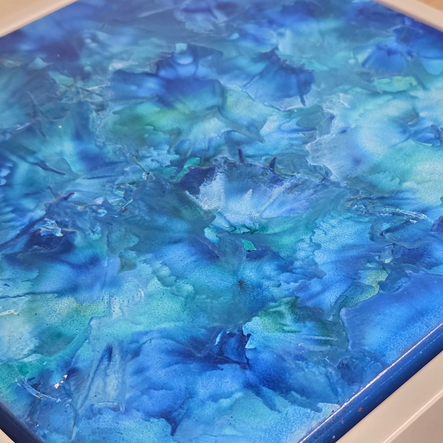 Paradise – 8×8 Encaustic Original