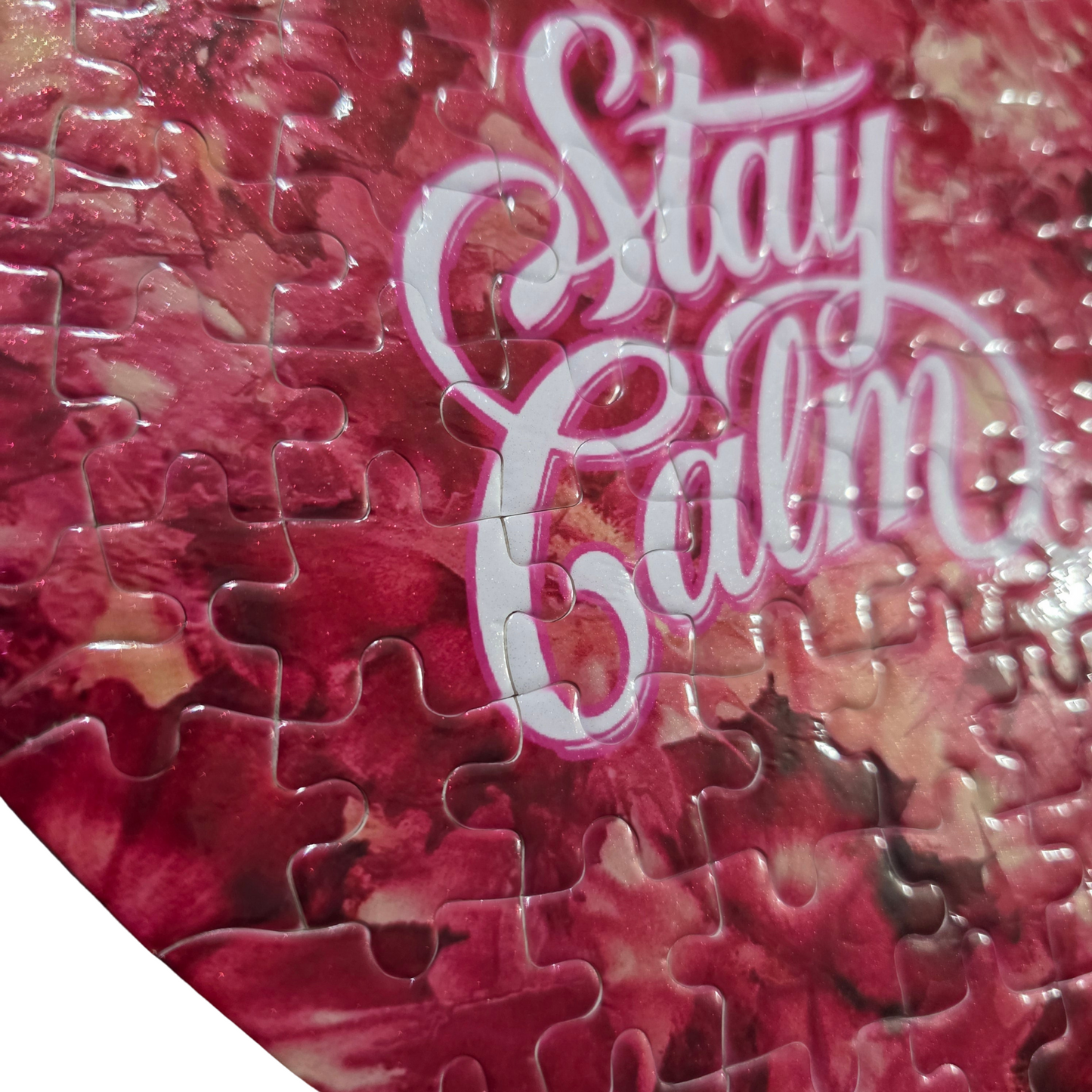 Stay Calm – Heart Puzzle 🌹