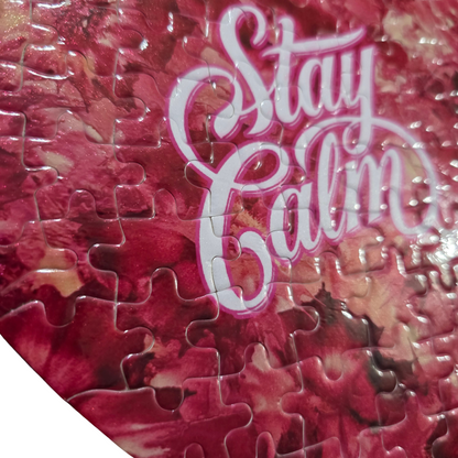 Stay Calm – Heart Puzzle 🌹