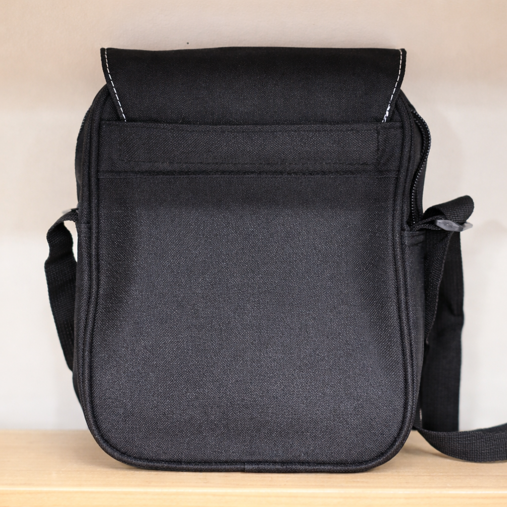 Limited Edition Reflections Crossbody Bag – Blue Abstract Wearable Art Purse