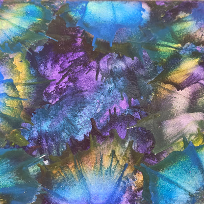 Aurora - Encaustic on Cradled Wood | 5×5" | Original Art