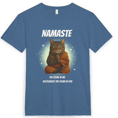 Namaste Cat Shirt – Funny, Mindful Tee for Cat Lovers & Yogis