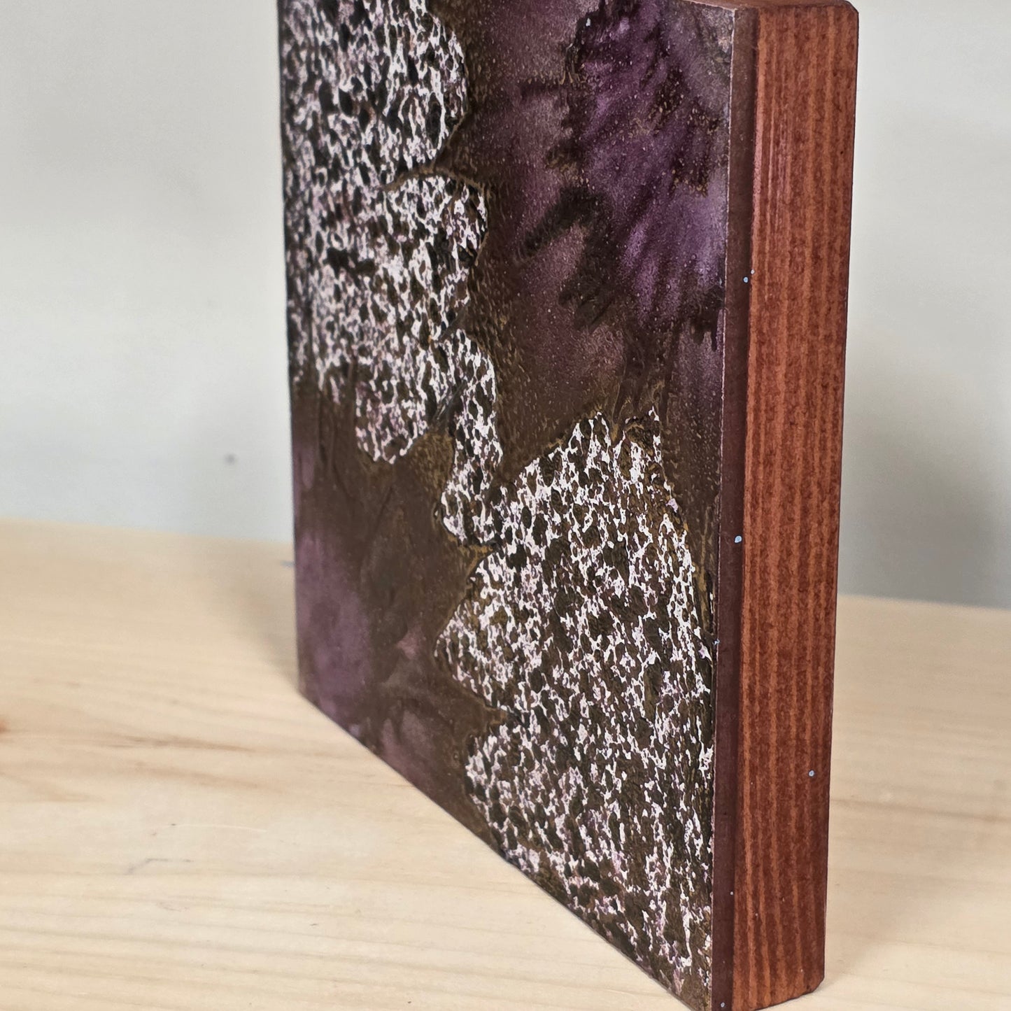 Cosmic Dust- Encaustic on Cradled Wood | 5×5" | Original Art