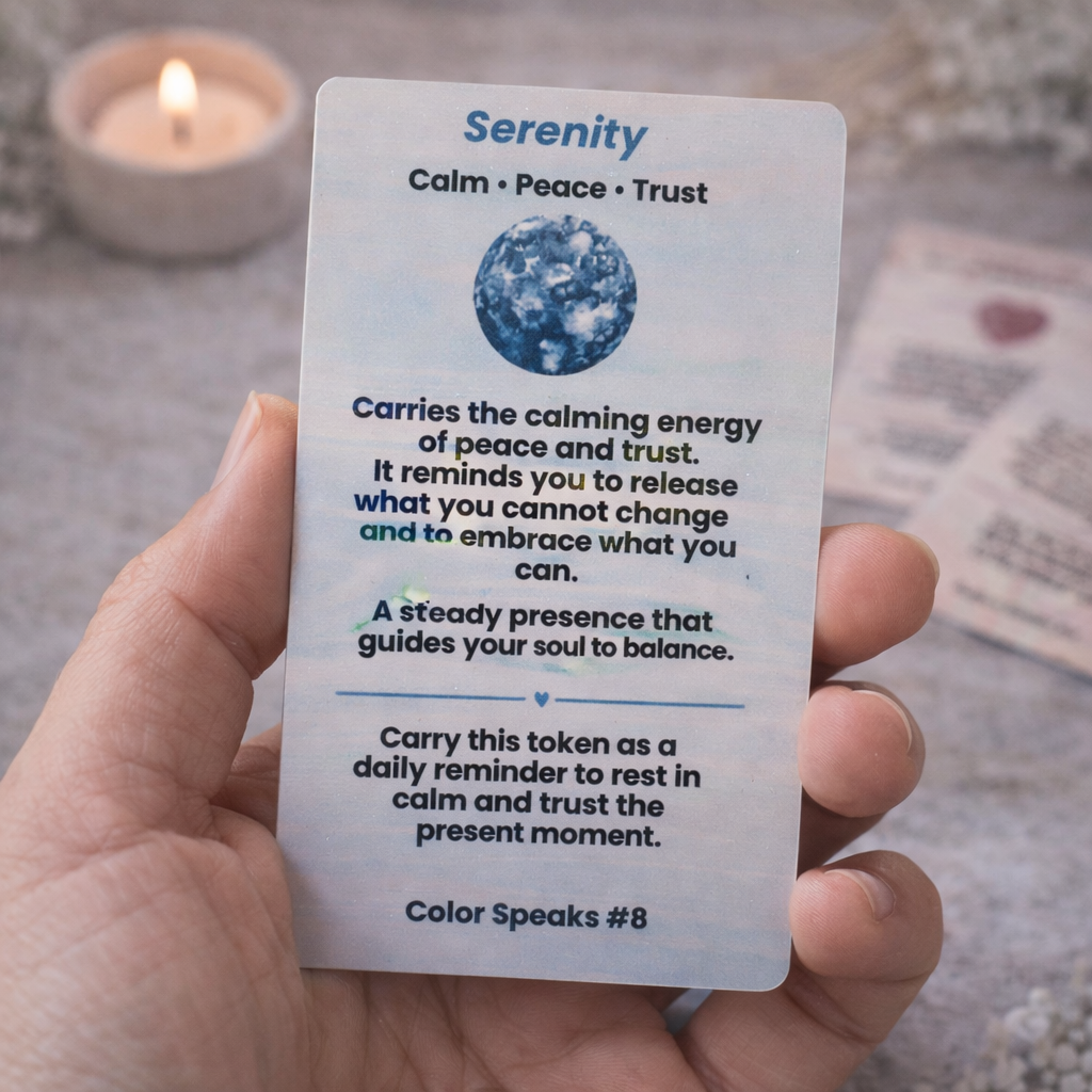 Color Speaks – Pocket Affirmation Aluminum Wallet Cards