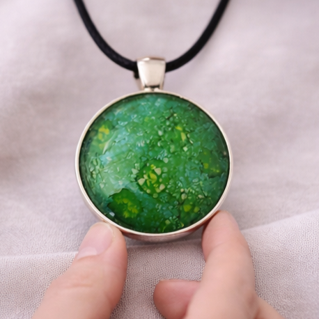 Emerald Dreams Pendant - Hope • Grow • Shine