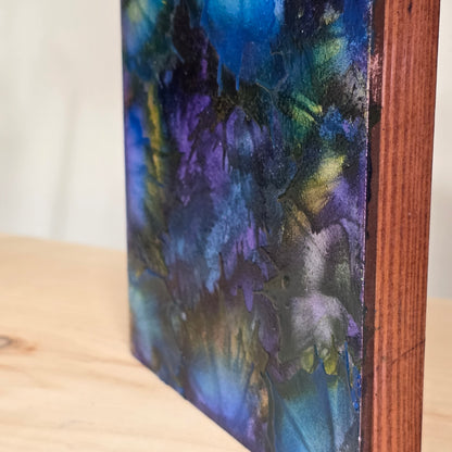 Aurora - Encaustic on Cradled Wood | 5×5" | Original Art
