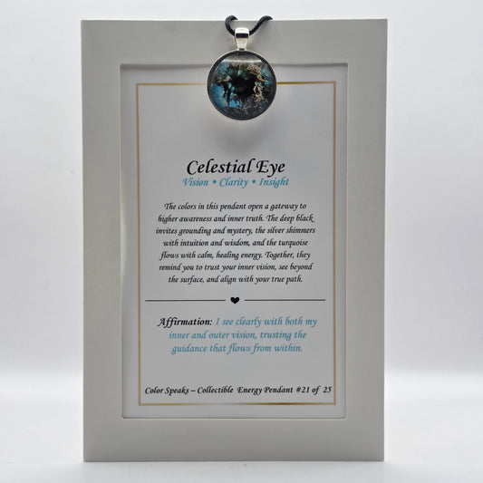 Celestial Eye Pendant Card – Vision • Clarity • Insight