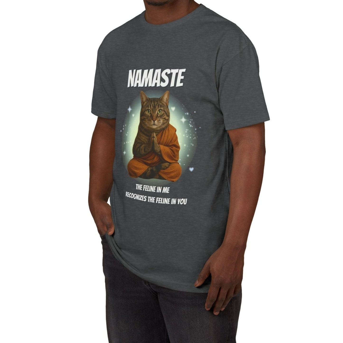 Namaste Cat Shirt – Funny, Mindful Tee for Cat Lovers & Yogis