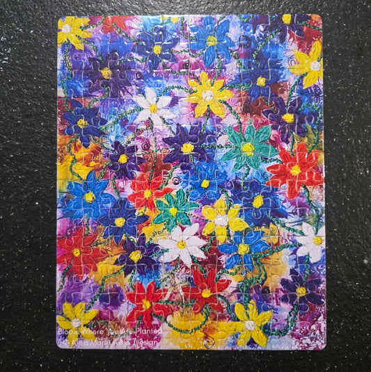 🌸 Bloom Where You’re Planted Fine Art Puzzle