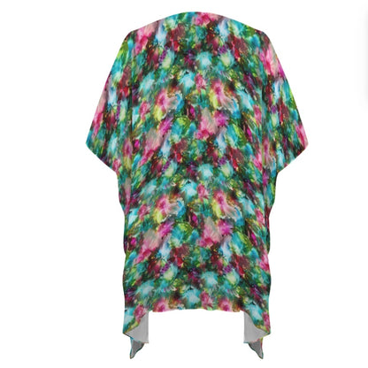 Tropical Bloom Kimono | Women's Lightweight Boho Cover-Up