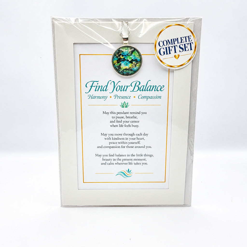 Find Your Balance Pendant Gift Set