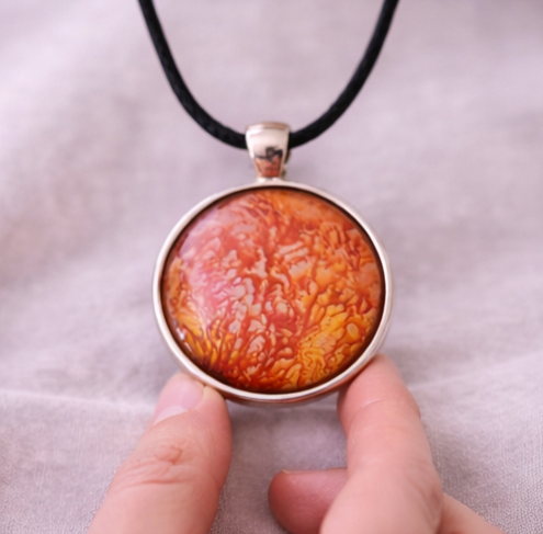 Rise Up Pendant - Creativity • Courage • Joy