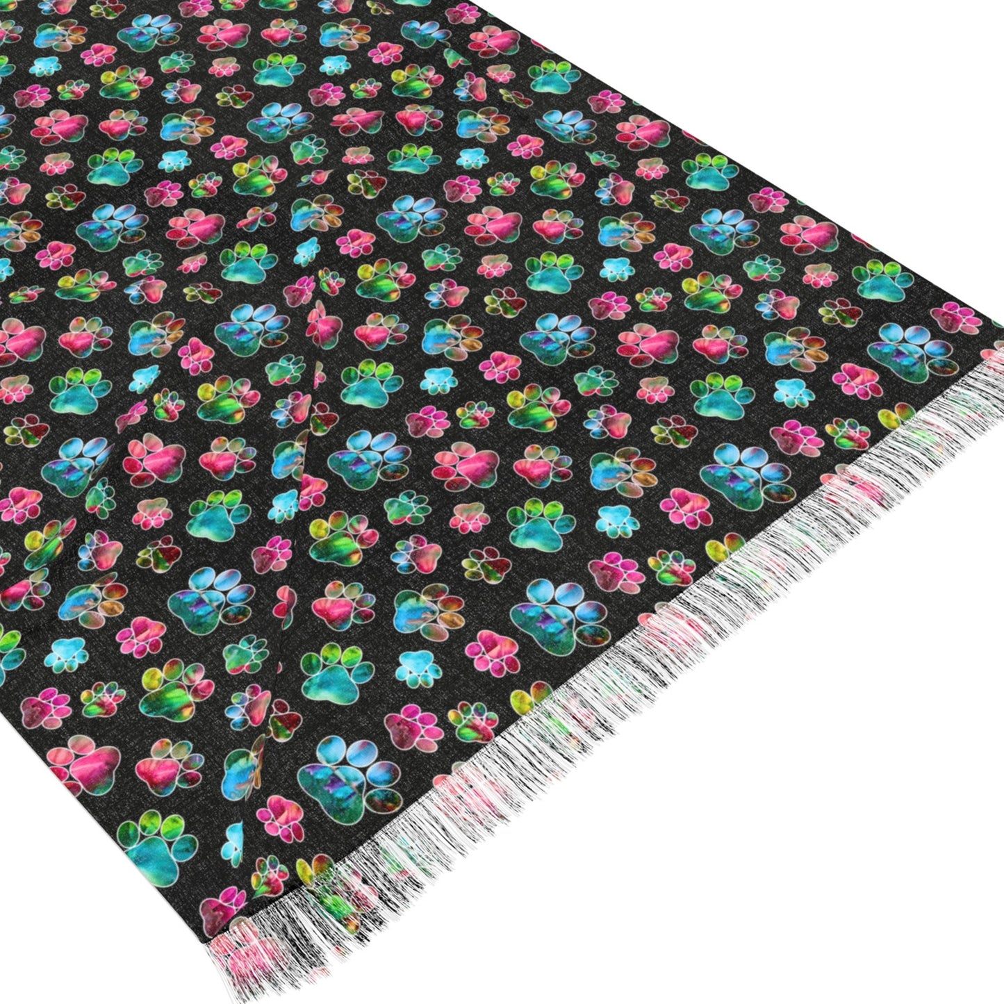 🐾 Angel Paws Scarf – A Celebration of Love & Joy