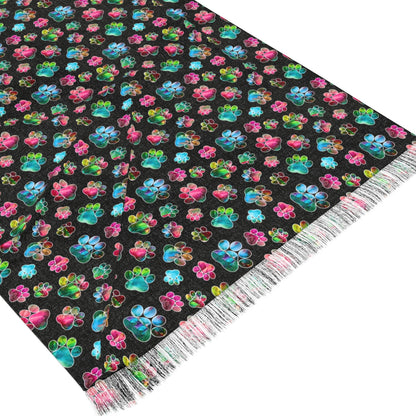 🐾 Angel Paws Scarf – A Celebration of Love & Joy