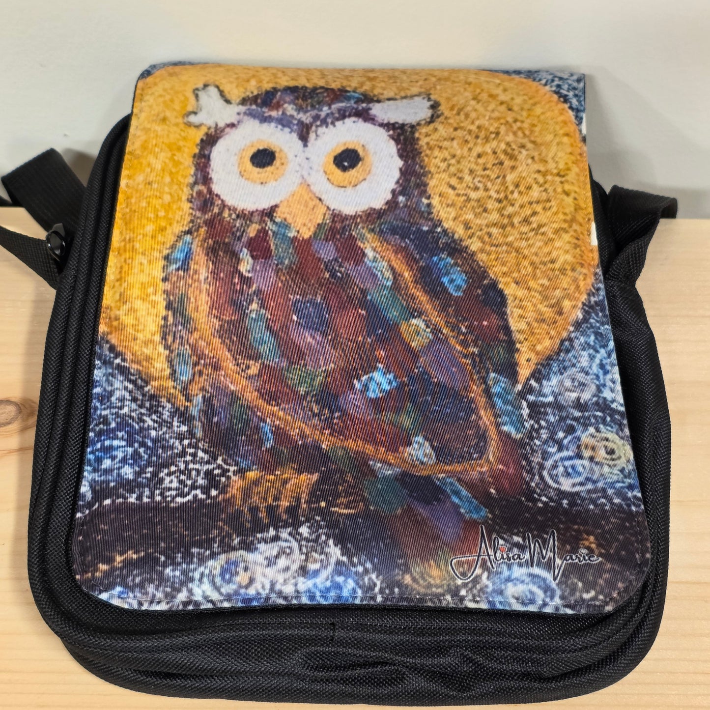 🦉 Hootie the Owl - Art Crossbody Bag + Free Matching Earrings Set
