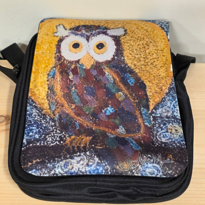 🦉 Hootie the Owl - Art Crossbody Bag + Free Matching Earrings Set