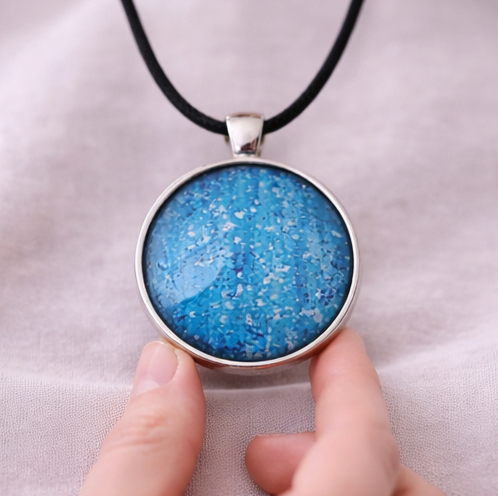 Healing Rain Pendant - Heal • Release • Grow