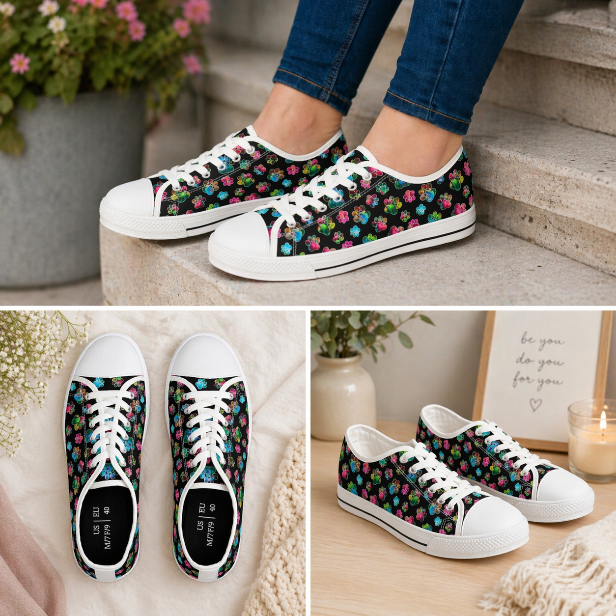 Angel Paws Sneakers — Wearable Art for Joy & Everyday Comfort