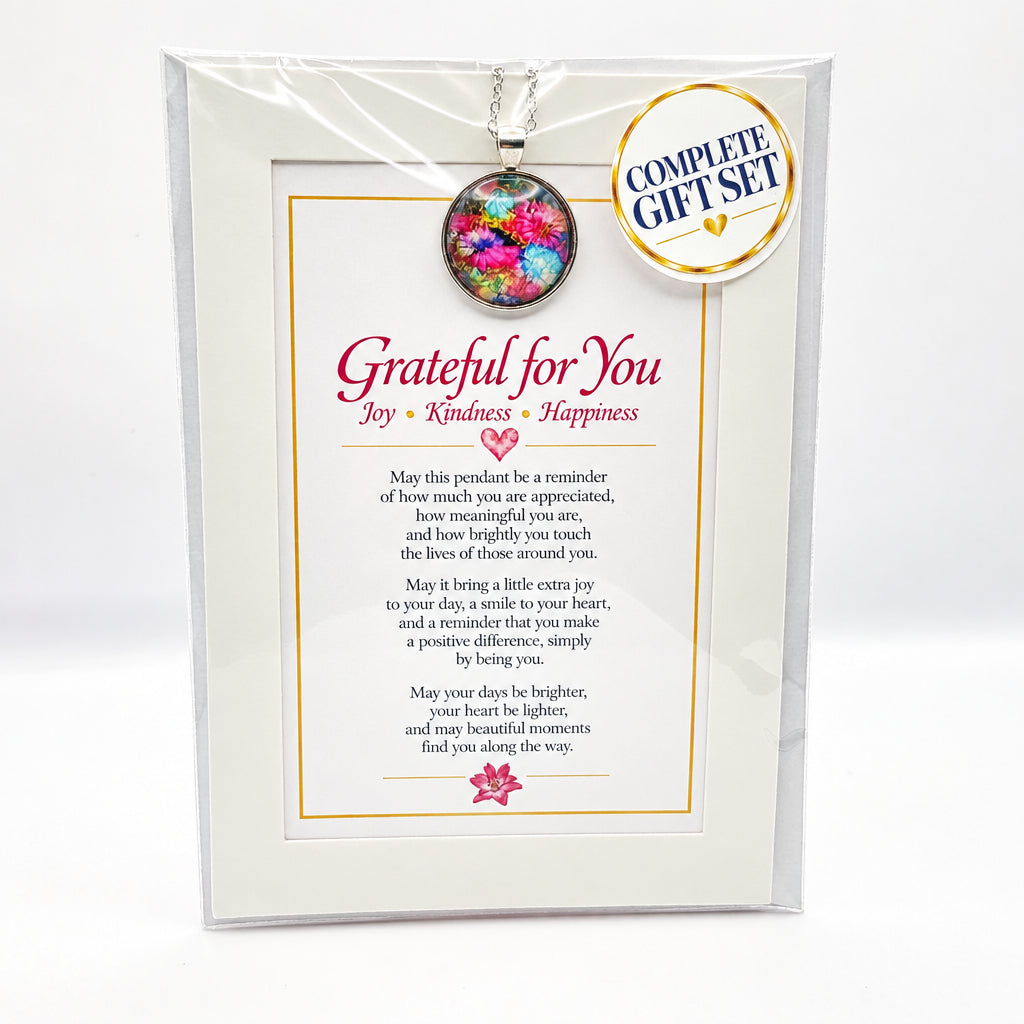 Grateful for You Pendant Gift Set