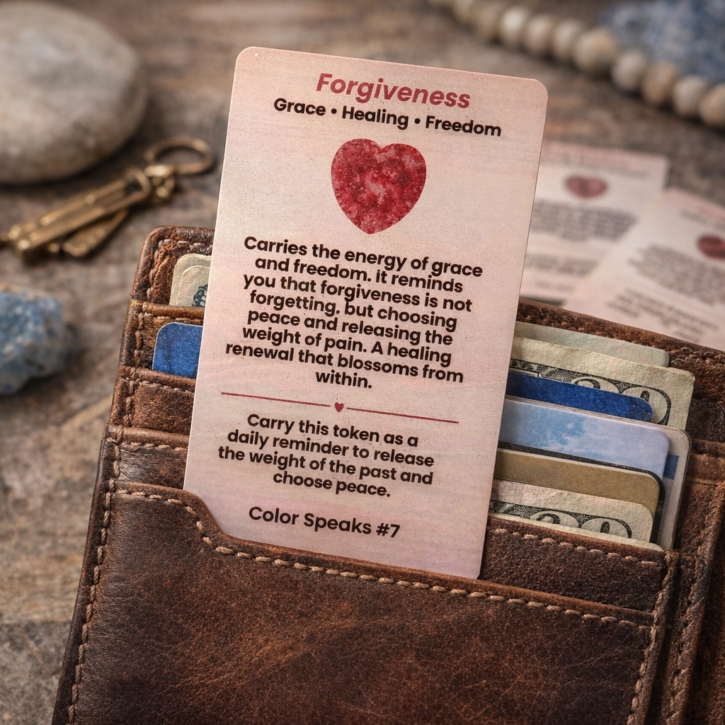 Color Speaks – Pocket Affirmation Aluminum Wallet Cards